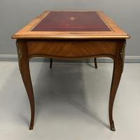 French Red Leather Top Bureau Plat (7 of 9) French Red Leather Top Bureau Plat (7 of 9)