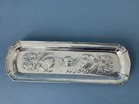 Antique Edwardian Art Nouveau Silver Tray (3 of 4) Antique Edwardian Art Nouveau Silver Tray (3 of 4)