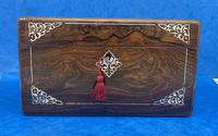 William IV Rosewood Jewellery Box Inlaid with Beautiful Mother of Pearl (13 of 14) William IV Rosewood Jewellery Box Inlaid with Beautiful Mother of Pearl (13 of 14)
