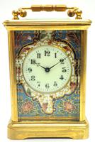Superb French 8 Day Champleve Carriage Clock Cylinder Platform, Working c.1900 (8 of 12) Superb French 8 Day Champleve Carriage Clock Cylinder Platform, Working c.1900 (8 of 12)