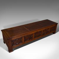 Large Antique Blanket Coffer, English, Oak, Chest, Window Seat, Edwardian, 1910 (7 of 12) Large Antique Blanket Coffer, English, Oak, Chest, Window Seat, Edwardian, 1910 (7 of 12)