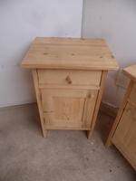 Lovely Pair of Wide Antique Pine Bedside Cabinets to wax / paint (4 of 7) Lovely Pair of Wide Antique Pine Bedside Cabinets to wax / paint (4 of 7)