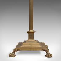 Antique Standard Lamp, English, Brass, Floor Light, Edwardian c.1910 (7 of 10) Antique Standard Lamp, English, Brass, Floor Light, Edwardian c.1910 (7 of 10)