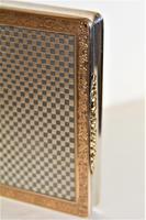 Superb & Extremely Smart Silver & Gold Snuff Box which has a very attractive chequered finish on the silver (5 of 8) Superb & Extremely Smart Silver & Gold Snuff Box which has a very attractive chequered finish on the silver (5 of 8)