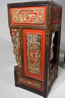 Quite Rare Pair of Late 19th Century Oriental Tall Stands (3 of 5) Quite Rare Pair of Late 19th Century Oriental Tall Stands (3 of 5)