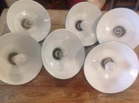 Set of 6 1970s Ex-shop Enamel Light Shades (3 of 5) Set of 6 1970s Ex-shop Enamel Light Shades (3 of 5)