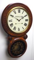 Antique Drop Dial Wall Clock - Walnut 8-Day Striking Wall Clock (7 of 12) Antique Drop Dial Wall Clock - Walnut 8-Day Striking Wall Clock (7 of 12)