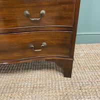 Edwardian Walnut Serpentine Antique Chest of Drawers (5 of 9) Edwardian Walnut Serpentine Antique Chest of Drawers (5 of 9)