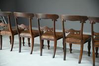 6 William IV Walnut Dining Chairs (2 of 9) 6 William IV Walnut Dining Chairs (2 of 9)