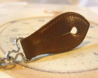 Vintage Pocket Watch Chain 1970s Long Chrome Snake Link With Leather Button Fob (9 of 11) Vintage Pocket Watch Chain 1970s Long Chrome Snake Link With Leather Button Fob (9 of 11)