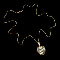 Antique Victorian Natural Pearl Heart Pendant Necklace 18ct Gold Circa 1880 (3 of 7) Antique Victorian Natural Pearl Heart Pendant Necklace 18ct Gold Circa 1880 (3 of 7)