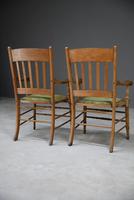 Pair Country Style Carver Chairs (7 of 12) Pair Country Style Carver Chairs (7 of 12)