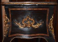 Striking 19th Century French Ebonised & Marquetry Side Table c.1880 (9 of 18) Striking 19th Century French Ebonised & Marquetry Side Table c.1880 (9 of 18)