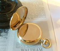 Antique Pocket Watch 1909 Waltham USA 7 Jewel 10ct Gold Filled Fwo (7 of 11) Antique Pocket Watch 1909 Waltham USA 7 Jewel 10ct Gold Filled Fwo (7 of 11)