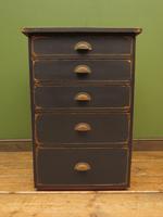 Vintage Industrial Black Painted Chest of Drawers, Office or Workshop Chest (2 of 12) Vintage Industrial Black Painted Chest of Drawers, Office or Workshop Chest (2 of 12)