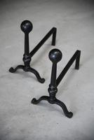 Large Cast Iron Andirons (3 of 12) Large Cast Iron Andirons (3 of 12)