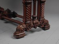 Carved Oak Serving Table Attributed to Pugin (9 of 17) Carved Oak Serving Table Attributed to Pugin (9 of 17)