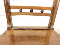 Harlequin Set of 19th Century Welsh Oak Ball & Rail Back Chairs (4 of 11) Harlequin Set of 19th Century Welsh Oak Ball & Rail Back Chairs (4 of 11)