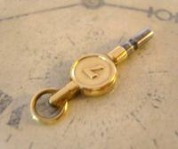 Antique Pocket Watch Chain Fob 1890s Brass & Steel Swivel Key Size 7 (6 of 8) Antique Pocket Watch Chain Fob 1890s Brass & Steel Swivel Key Size 7 (6 of 8)