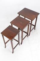 Small Edwardian Nest of 3 Mahogany Tables (12 of 13) Small Edwardian Nest of 3 Mahogany Tables (12 of 13)