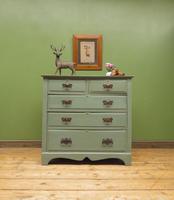 Antique Gustavian Style Blue Painted Chest of Drawers (17 of 18) Antique Gustavian Style Blue Painted Chest of Drawers (17 of 18)