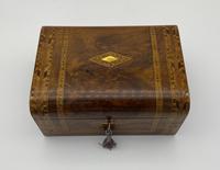 Victorian Inlaid Walnut & Tunbridge Ware Jewellery Box (5 of 14) Victorian Inlaid Walnut & Tunbridge Ware Jewellery Box (5 of 14)