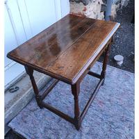 Queen Anne Walnut & Oak Side Table (4 of 6) Queen Anne Walnut & Oak Side Table (4 of 6)