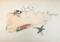 3 Original Chromolithographs by Cecil Aldin 1870-1935 of Pheasants & Foxes, Signed or Initialled 1900 (2 of 3) 3 Original Chromolithographs by Cecil Aldin 1870-1935 of Pheasants & Foxes, Signed or Initialled 1900 (2 of 3)
