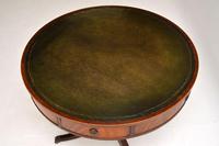 Antique Regency Style Mahogany & Leather Drum Table (3 of 9) Antique Regency Style Mahogany & Leather Drum Table (3 of 9)