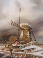 Oil on Board Dutch Landscape Artist Thomassini (9 of 10) Oil on Board Dutch Landscape Artist Thomassini (9 of 10)