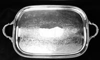 Large Silver Plated Butlers Tray by Barker & Ellis (3 of 9) Large Silver Plated Butlers Tray by Barker & Ellis (3 of 9)