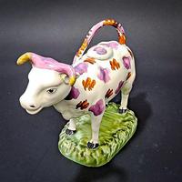 Swansea Cambrian Pottery Cow Creamer (6 of 7) Swansea Cambrian Pottery Cow Creamer (6 of 7)