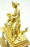 Antique 8 Day Ormolu Mantel Clock Sevres Mother & Child French Mantle Clock (14 of 16) Antique 8 Day Ormolu Mantel Clock Sevres Mother & Child French Mantle Clock (14 of 16)