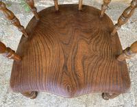 Antique Elm Captains Chair or Smokers Bow (13 of 14) Antique Elm Captains Chair or Smokers Bow (13 of 14)