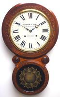 Antique Drop Dial Wall Clock - Walnut 8-Day Striking Wall Clock (2 of 12) Antique Drop Dial Wall Clock - Walnut 8-Day Striking Wall Clock (2 of 12)