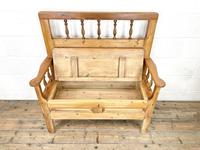 Vintage Pine Settle Bench with Storagev (7 of 10) Vintage Pine Settle Bench with Storagev (7 of 10)