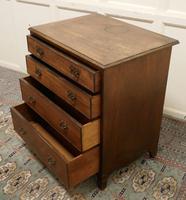 Distressed Georgian Flame Mahogany Chest of Drawers (5 of 5) Distressed Georgian Flame Mahogany Chest of Drawers (5 of 5)