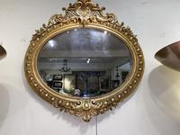 Large Gilt Oval Mirror (2 of 8) Large Gilt Oval Mirror (2 of 8)