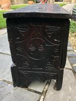 Small Antique Oak Coffer Carved 1660 (11 of 12) Small Antique Oak Coffer Carved 1660 (11 of 12)