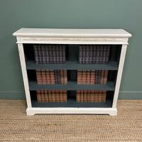 Antique Victorian Painted Open Bookcase (6 of 6) Antique Victorian Painted Open Bookcase (6 of 6)