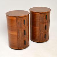 Pair of Art Deco Walnut Bedside Chests (2 of 13) Pair of Art Deco Walnut Bedside Chests (2 of 13)