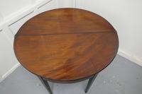 19th Century Mahogany Demi-lune Turn Over Top Tea Table (5 of 5) 19th Century Mahogany Demi-lune Turn Over Top Tea Table (5 of 5)