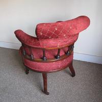 Victorian Walnut Tub Back Chair (3 of 8) Victorian Walnut Tub Back Chair (3 of 8)