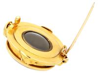 0.35ct Diamond & Enamel, 18ct Yellow Gold Brooch - Antique c.1880 (6 of 9) 0.35ct Diamond & Enamel, 18ct Yellow Gold Brooch - Antique c.1880 (6 of 9)