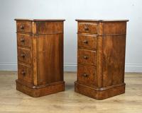 Stunning Pair of Burr Walnut Bedside Chests of Drawers (3 of 5) Stunning Pair of Burr Walnut Bedside Chests of Drawers (3 of 5)