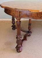 Antique Burr Walnut Extending Dining Table Eight Seater (4 of 14) Antique Burr Walnut Extending Dining Table Eight Seater (4 of 14)