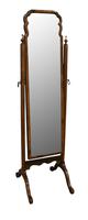 Edwardian American Black Walnut Cheval Mirror (2 of 3) Edwardian American Black Walnut Cheval Mirror (2 of 3)