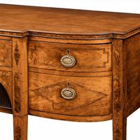 George III breakfront yew-wood inlaid mahogany sideboard (5 of 10) George III breakfront yew-wood inlaid mahogany sideboard (5 of 10)