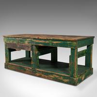 Large Antique Factory Work Table, English, Pine, Industrial, Mill, Victorian (3 of 10) Large Antique Factory Work Table, English, Pine, Industrial, Mill, Victorian (3 of 10)