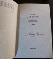 Signed Robert Graves Limited Edition 100 Copies of I Claudius Paradine Press (3 of 5) Signed Robert Graves Limited Edition 100 Copies of I Claudius Paradine Press (3 of 5)